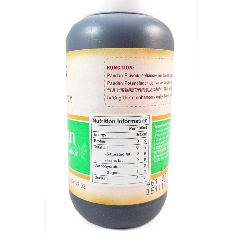 Butterfly Pandan Flavoring Paste, Pack of 1, 2 oz (60ml)