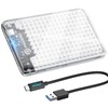 PHIXERO 2.5" Hard Drive Enclosure, 6Gbps USB 3.1 Gen 1