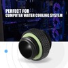 VBESTLIFE Metal G1/4 Thread Fitting Adapter Connector for Computer Water