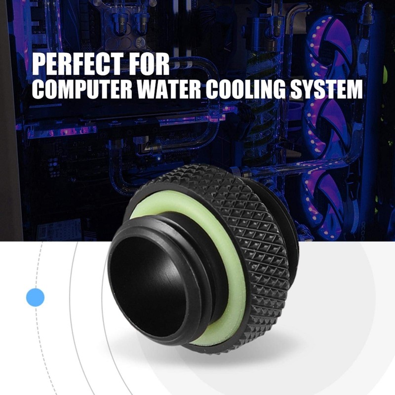 VBESTLIFE Metal G1/4 Thread Fitting Adapter Connector for Computer Water