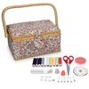 Navaris Sewing Box Sewing Box Sewing Case for Handmade -