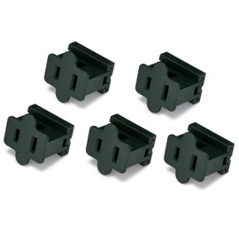 Gilbert Holiday Lighting Outlet Female Green Slip Zip Plug (100, SPT-1)