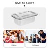 Hemoton Ice Cream Container Stainless Steel Ice Cream Storage Container