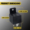 EPLZON JD1912 Relay 4 Pin 40A 12V SPST Car Truck