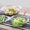 HUSANMP Set of 6 Pieces Round Tempered Glass Casserole Dish
