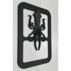 Squid with Tentacles in 3D - Black For Jeep Wrangler