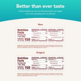 think! think! Protein Bars with Chicory Root for Fiber, Cupcake Batter, 1.4 Oz, 10 Ct