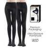 G&Y 2 Pairs Ultra Opaque Tights for Women - 80D