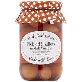 Mrs Darlington's Pickled Shallots in Malt Vinegar - 450g (drained 230g)