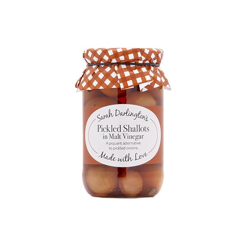 Mrs Darlington's Pickled Shallots in Malt Vinegar - 450g (drained
