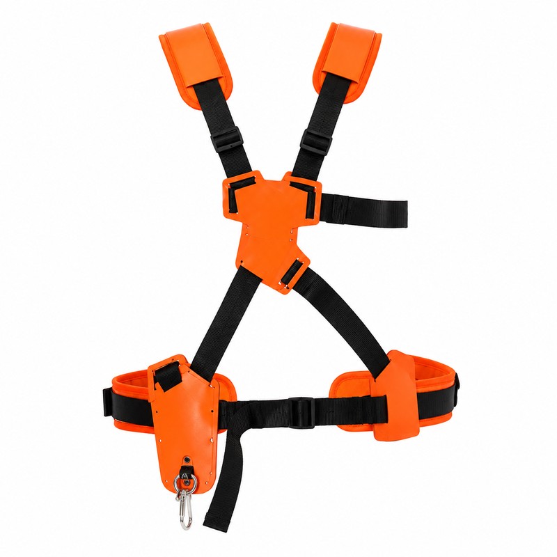 Double Shoulder Trimmer Harness for Yard Work – Adjustable Padded