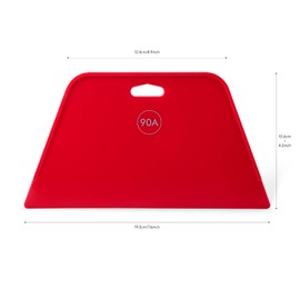 FOSHIO Wallpaper Smoothing Tool, Red Wallpaper Squeegee Smoothing Tool for Wallpaper Smoother for Installation, Perfect for Vinyl Crafts, Smoothing Peel and Stick Wall Paper, Window Films