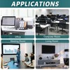 Yeepeo Pack of 10 Cable Grommet Desk, 60 mm Cable