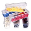 Best Kept 6 Bin Pack, Long Home Organizer Storage Boxes