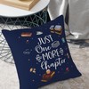 Spwasplo Book Lovers Gifts Pillow Cover 18x18 Inch - Librarian