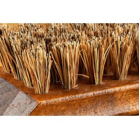 Langer & Messmer Shoe Brush for Cleaning Heavily Dirty Shoes with Natural Coconut Bristles - The Dirt Brush for Professional Shoe Care