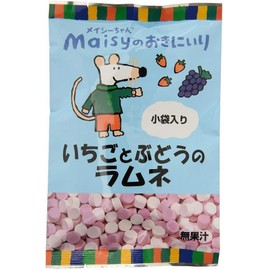 Macy-chan (TM) Strawberry and Grape Ramune 0.7 oz (20 g) x 4 Bags