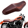 Black Motorcycle Driver Passenger Two Up Seat for Harley Sportster