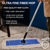 24 Inch Dust Mop Head: Replacement Medium Washable Commercial Sweeper