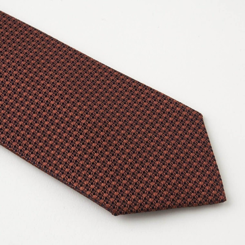 Ojier Men's Necktie, Silk, Regular Tie, Yamanashi Tie, Archival Style,