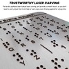 Braille Alphabet Board, English Alphabet, Numbers & Punctuation with Raised