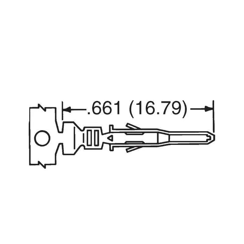 Molex 12-Pin Black Connector Pitch 4.20mm, w/18-24 AWG Pin Mini-Fit