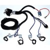 OCTANE LIGHTING 4-Headlight Relay Wiring Harness H4 Headlamp Light Bulb