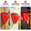 Solar Motion Sensor Alarm for Outdoor Animal Deterrence – 130dB