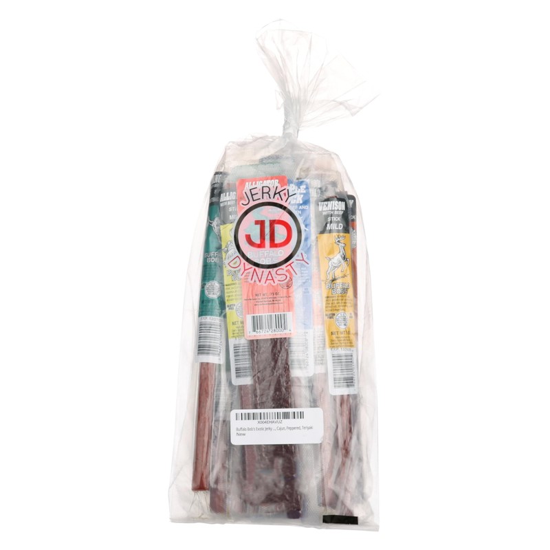 Buffalo Bob's Exotic Jerky Set- Staff Favorite 20 Piece Assortment: