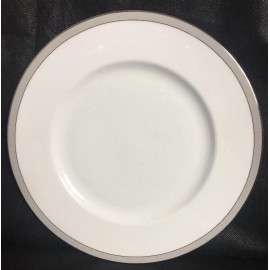 WEDGWOOD Bone China PATINA PLATINUM 10 3/4" Dinner Plate New