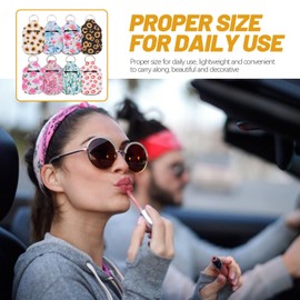 FRCOLOR 8pcs Protective Lotion Bottle Covers with Keychain Lightweight Decorative Travel Accessories for Lipstick and Liquid Containers for Home Office and Outdoor Use