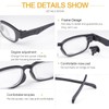 PUDOEN Adjustable Focus Reading Glasses 0D to 350D Diopters Readers