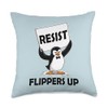 Penguin Tariff Flippers Up I Stand with the Penguins Resist