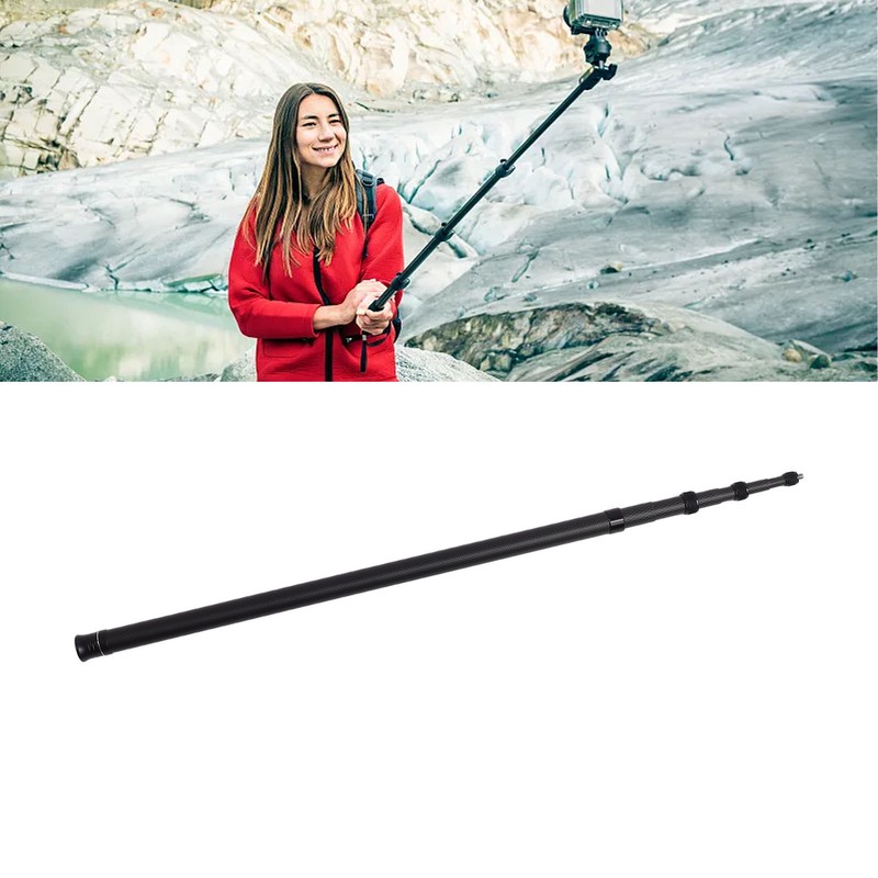 Action Camera Selfie Stick 7 Section 9.8ft Extension Pole Anti