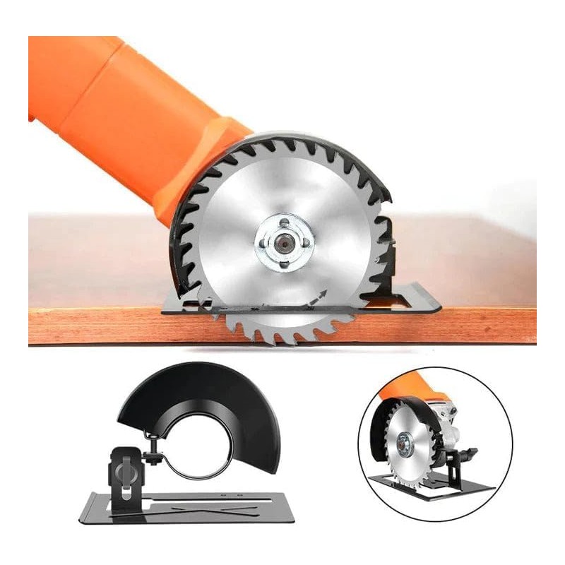 Angle Grinder Stand Set with 5.3"(1.9" Bore) Guard & Adjustable