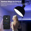 AMBITFUL EF100 Aurora COB LED Video Light,5600K,CRI 95+, TLCI 97+,Built-in