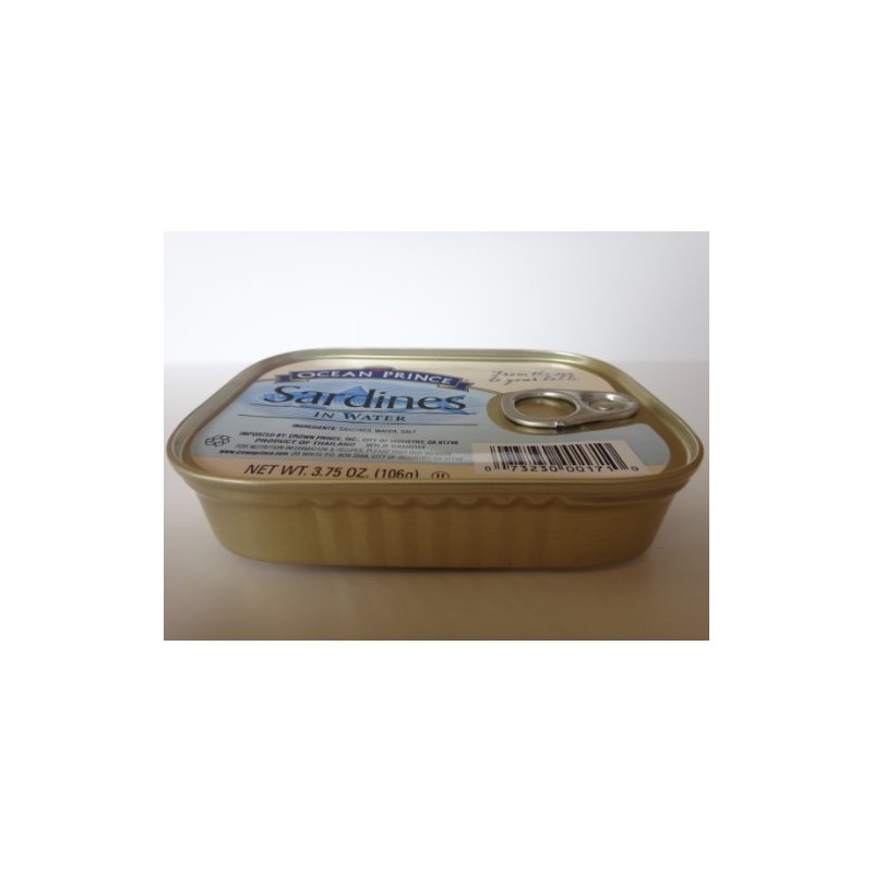 Ocean Prince Sardines - in Water 3.75 oz Can (Pack