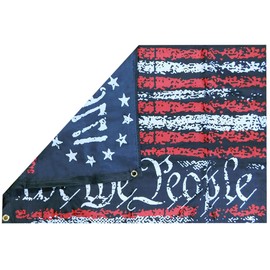1776 Betsy Ross We The People Red White Black 2x3 2 foot x 3 foot Rough Tex 100D Printed Polyester Flag With Grommets