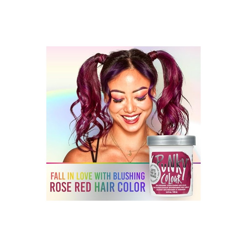 Jerome Russell Punky Color Rose Red - 3.5 oz by