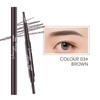 Eyebrow Pencil Dual-Ended Waterproof Retractable Slant Eye Makeup Cosmetic Tool
