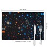 WHJYMX Stars Pattern Printed Placemats Plate mat 12x18in 6 Pieces