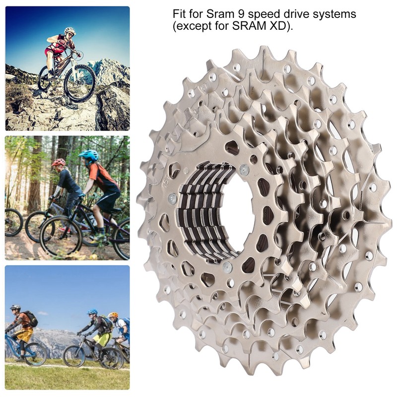 Bicycle Freewheel 9 Speed 11‑28T Mountain Bike Cassette Bicycle Sprocket