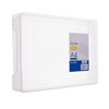 Operitacx Box Portable Art Scrapbook Storage Box Desktop Organiser File