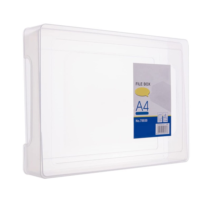 Operitacx Box Portable Art Scrapbook Storage Box Desktop Organiser File