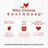 RentACoop 5 Gallon Chicken BPA-Free Plastic Bucket Waterer Set with