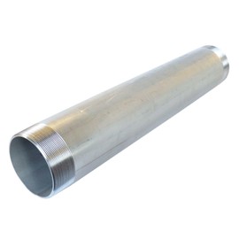 1 1/4" Inch x 2 1/2" Inch Pipe Nipple Stainless Steel 304 Threaded Male NPT Both Ends Schedule 40 (OD) 1.66" Inch ID 1.36 Inch Wall 0.15 Inch