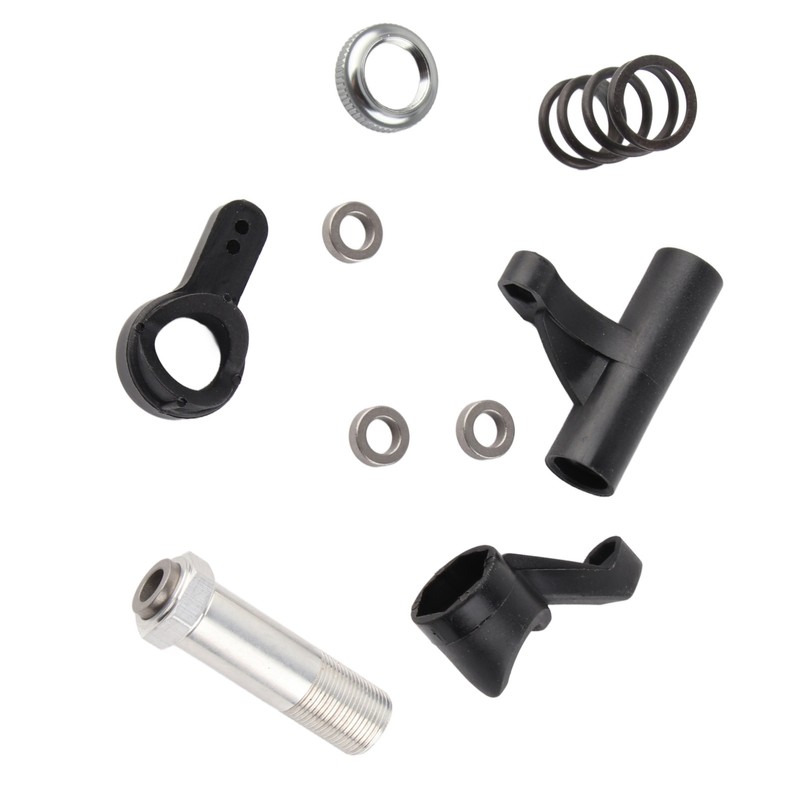 RC Steering Assembly Black High Strength Shock Absorption Steering Link