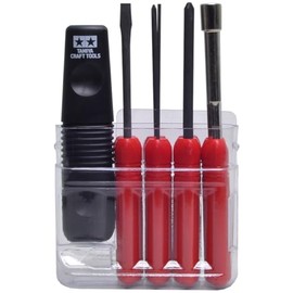 Tamiya 74023 Craft Tool Series No. 23 Screwdriver Set of 8 Builders Eight Plastic Model Tools