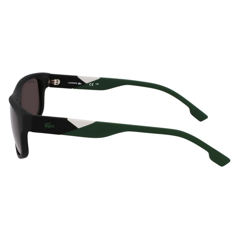 Lacoste Men's Sunglasses L6042S 002 Matte Black/Grey 55/17/145, 002 Matte