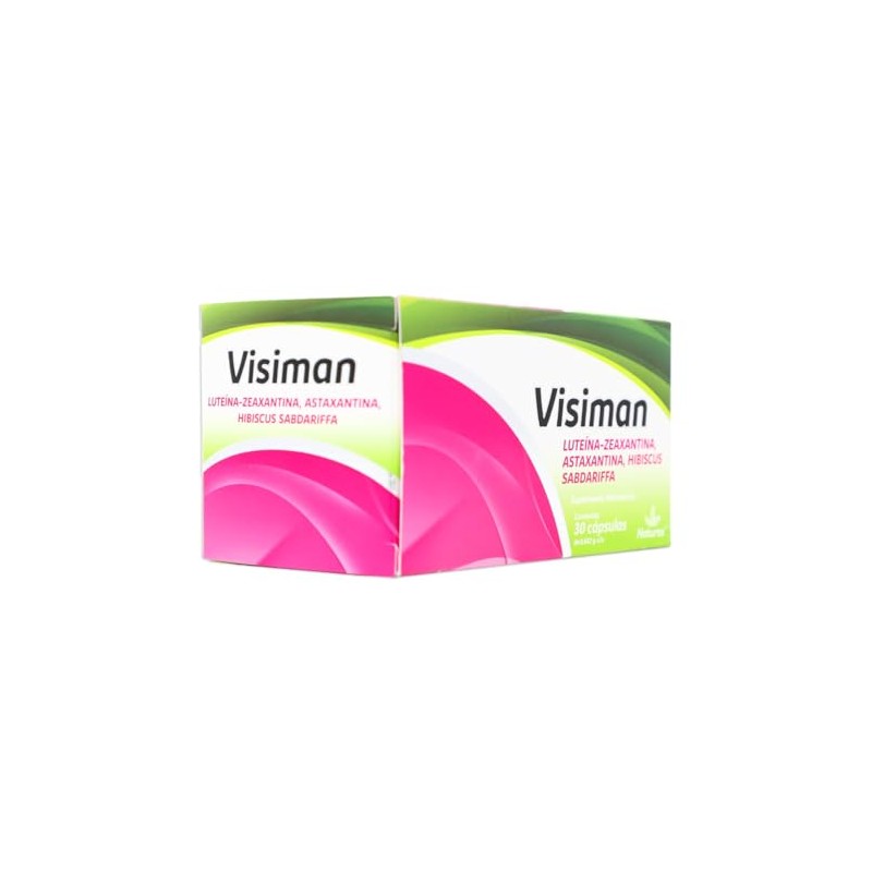 Visiman luteína-zeaxantina, suplemento alimenticio, 30 capsulas de 0.642 g c/u